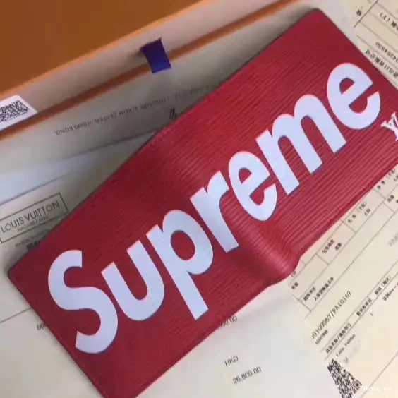 Affordable Vuitton supreme Louis wallet pocket 0514